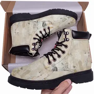 Men White Marrakech Mid Top Boots