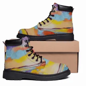 Men Sunset Boat Mid Top Boots