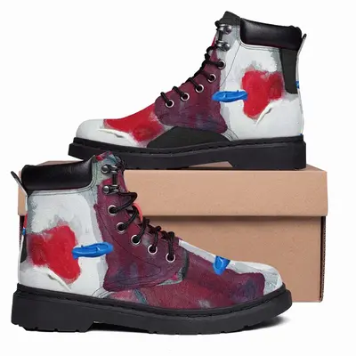 Men Hip Hop Snoopy Mid Top Boots