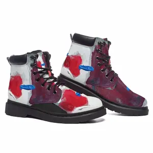 Men Hip Hop Snoopy Mid Top Boots