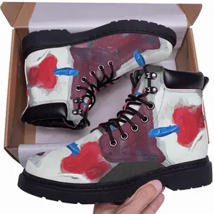 Men Hip Hop Snoopy Mid Top Boots