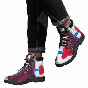 Men Hip Hop Snoopy Mid Top Boots