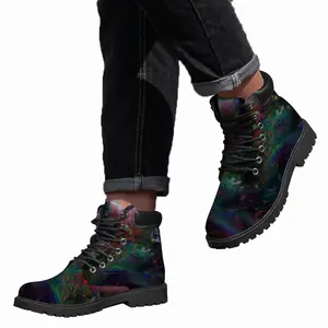 Men Love And Light Over Darkness Mid Top Boots