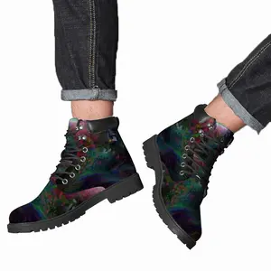 Men Love And Light Over Darkness Mid Top Boots