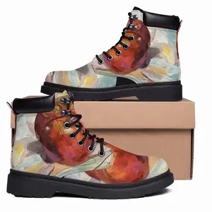 Men Apples On A Table Mid Top Boots