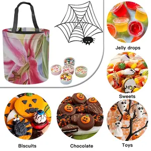 Poetry Of Flowers Halloween Candy Bag