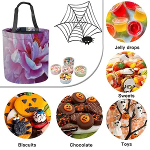 Mesmerizing Peony Halloween Candy Bag