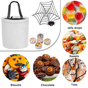 White Lines Halloween Candy Bag