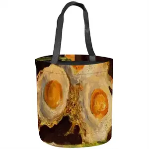 Fried Eggs Modern Halloween Candy Bag