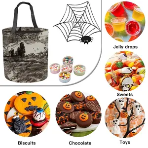 Parisian Pavement Halloween Candy Bag