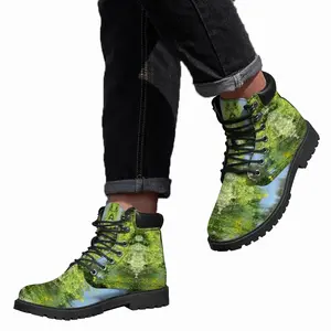 Men Lord Green Mid Top Boots