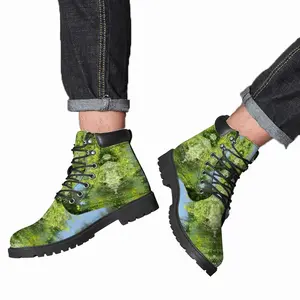 Men Lord Green Mid Top Boots