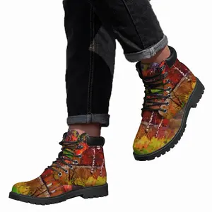 Men Autumn In The Carpathians Mid Top Boots