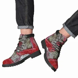 Men Window Mid Top Boots