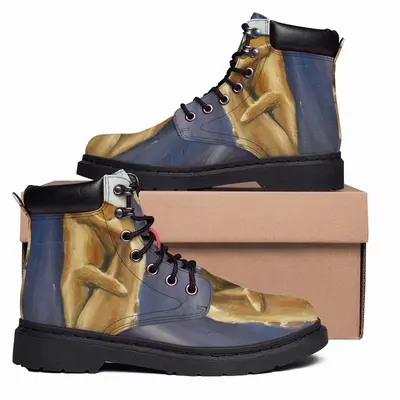 Men Hand Of Salvation Mid Top Boots