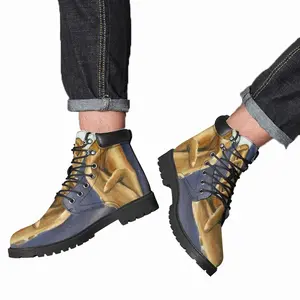 Men Hand Of Salvation Mid Top Boots