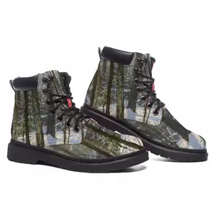 Men Sparkling Snow Mid Top Boots