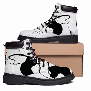 Men Abstract Dance Mid Top Boots