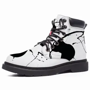 Men Abstract Dance Mid Top Boots