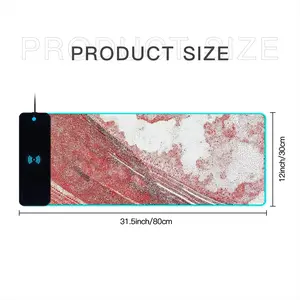 Untitled (Microcells 2) Keyboard Mouse Pad (Wireless Charging)