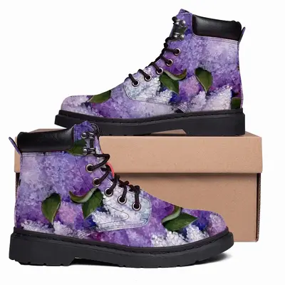 Men Aroma Of Lilac Mid Top Boots