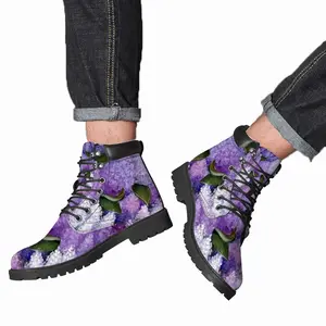 Men Aroma Of Lilac Mid Top Boots