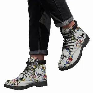 Men Strawberry Kiss Mid Top Boots