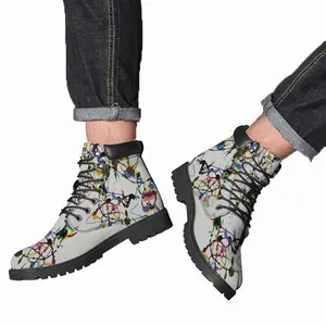 Men Strawberry Kiss Mid Top Boots