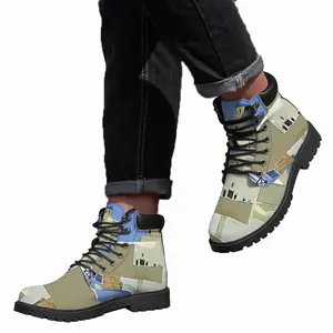 Men Santorini Oia Church Mid Top Boots