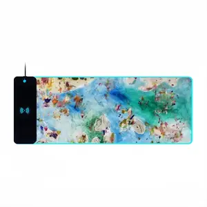 Islands #6 Keyboard Mouse Pad (Wireless Charging)