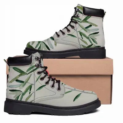 Men Olive Branch Mid Top Boots