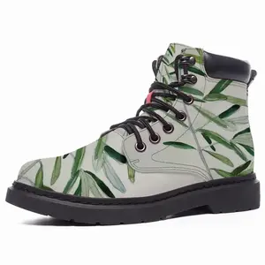 Men Olive Branch Mid Top Boots