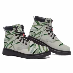 Men Olive Branch Mid Top Boots