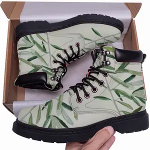 Men Olive Branch Mid Top Boots