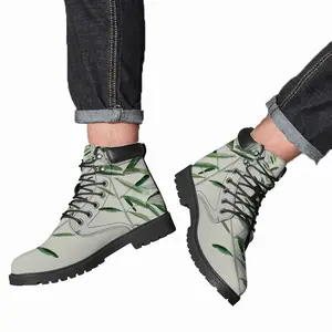 Men Olive Branch Mid Top Boots