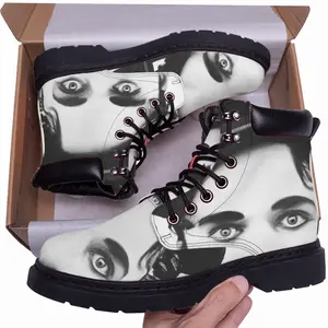 Men Charlie Chaplin Mid Top Boots