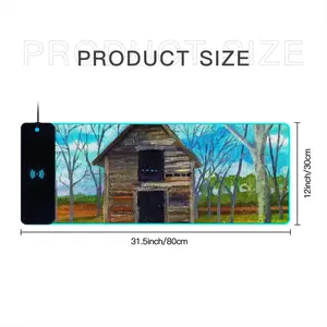 Barn By The Side Of The Road Keyboard Mouse Pad (Wireless Charging)