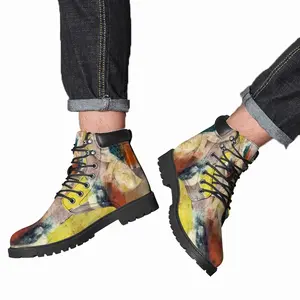 Men Wings Mid Top Boots