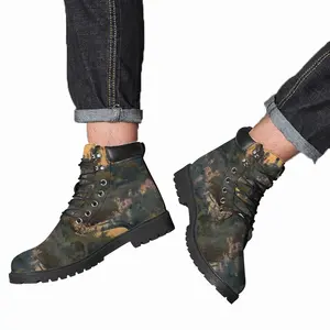 Men Golden Sunset Mid Top Boots