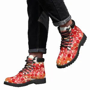 Men Calligraphic Landscape 005 Mid Top Boots