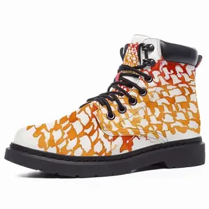 Men Calligraphic Landscape 006 Mid Top Boots