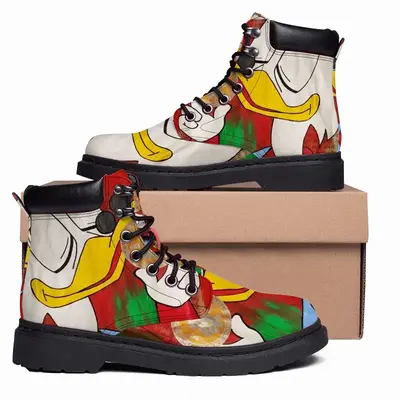 Men Scrooge Mcduck And Bitcoin Nft Bitcoin Binance Cripto Cripto Art Token Mid Top Boots