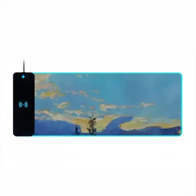 Sunset Keyboard Mouse Pad (Wireless Charging)