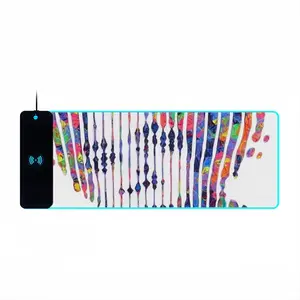 Jean Michel Basquiat Forever Keyboard Mouse Pad (Wireless Charging)