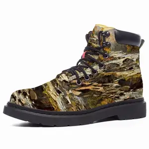 Men White River Gorge Impressionism Mid Top Boots