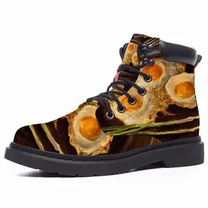 Men Fried Eggs Modern Mid Top Boots