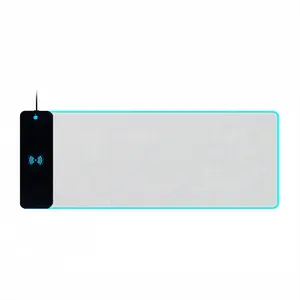 White Keyboard Mouse Pad (Wireless Charging)