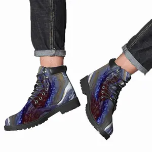 Men Lost In Space Mid Top Boots