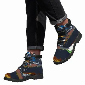 Men California Burning Mid Top Boots