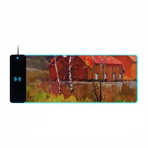 Autumn In The Carpathians Keyboard Mouse Pad (Wireless Charging)